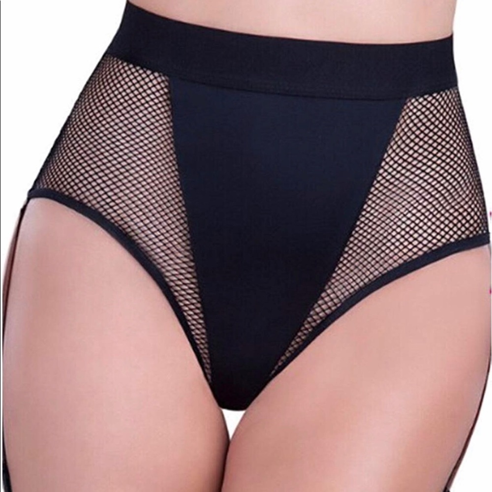High Waisted Fishnet Bottoms